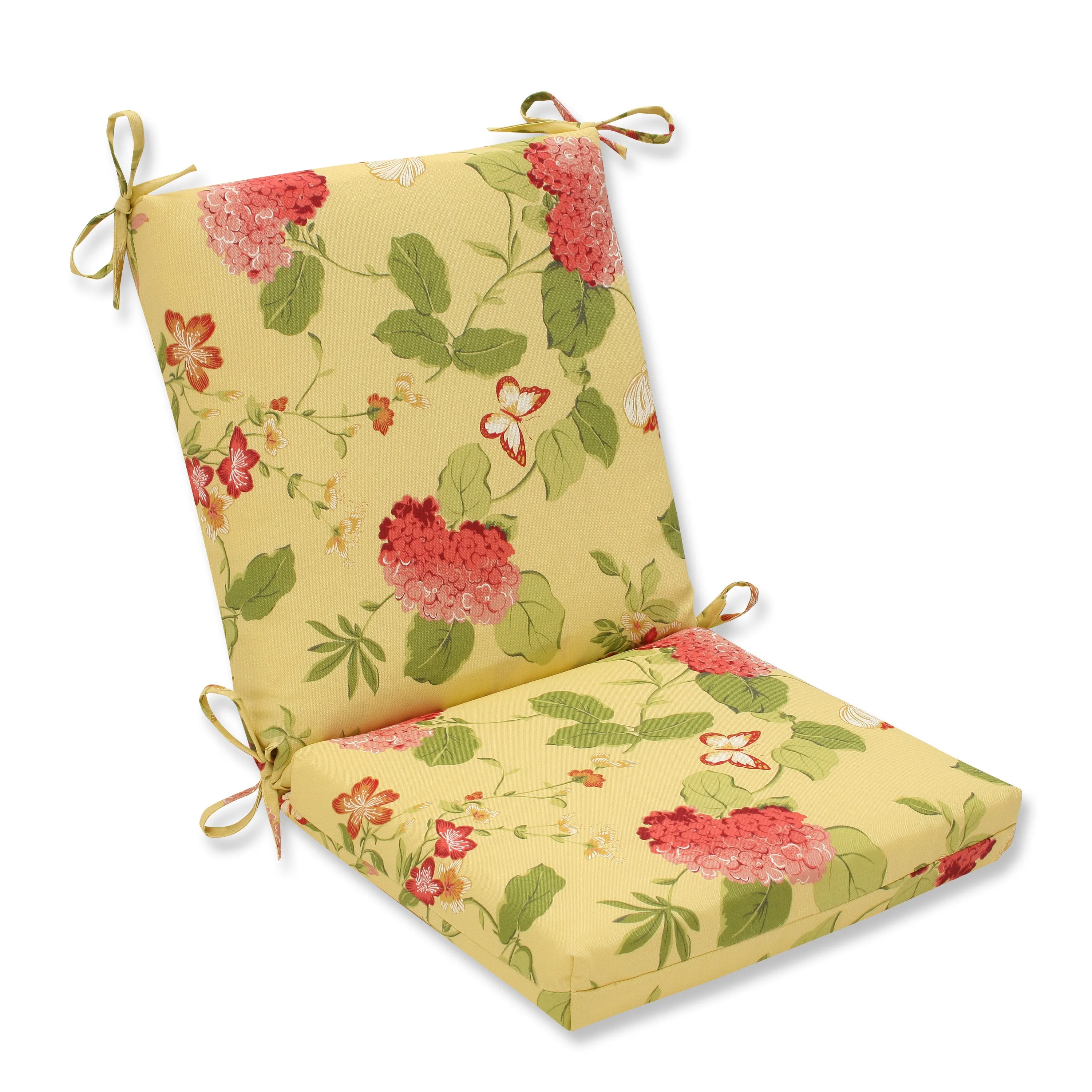 Risa Lemonade Squared Corners Chair Cushion