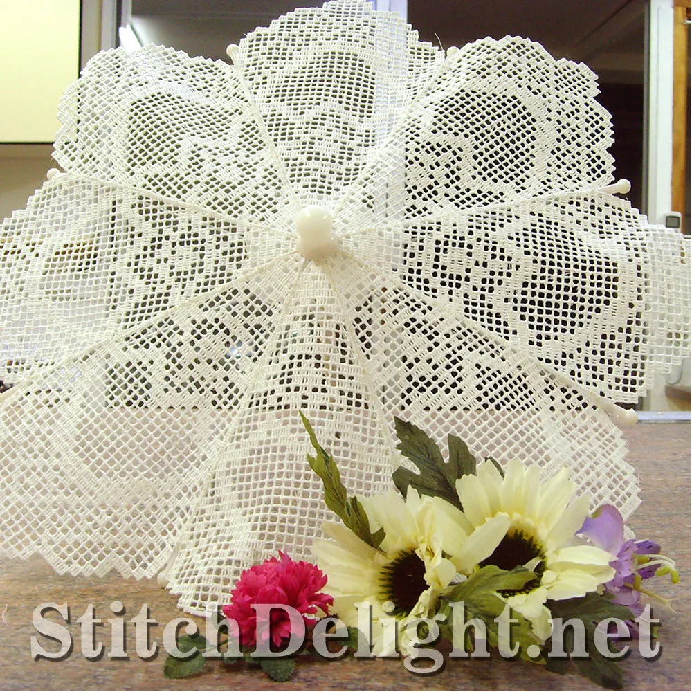 SD0509 Fillet Crochet Doily