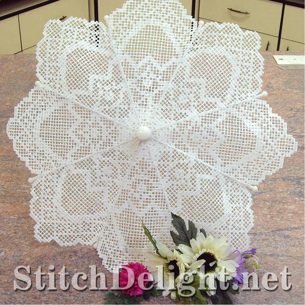 SD0509 Fillet Crochet Doily