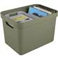 Sigma Home Storage Box 18L - Dark Green