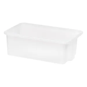 Small Stacking Storage Tray, 12 Pack, Clear