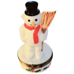 Snowman w Broom Chamart