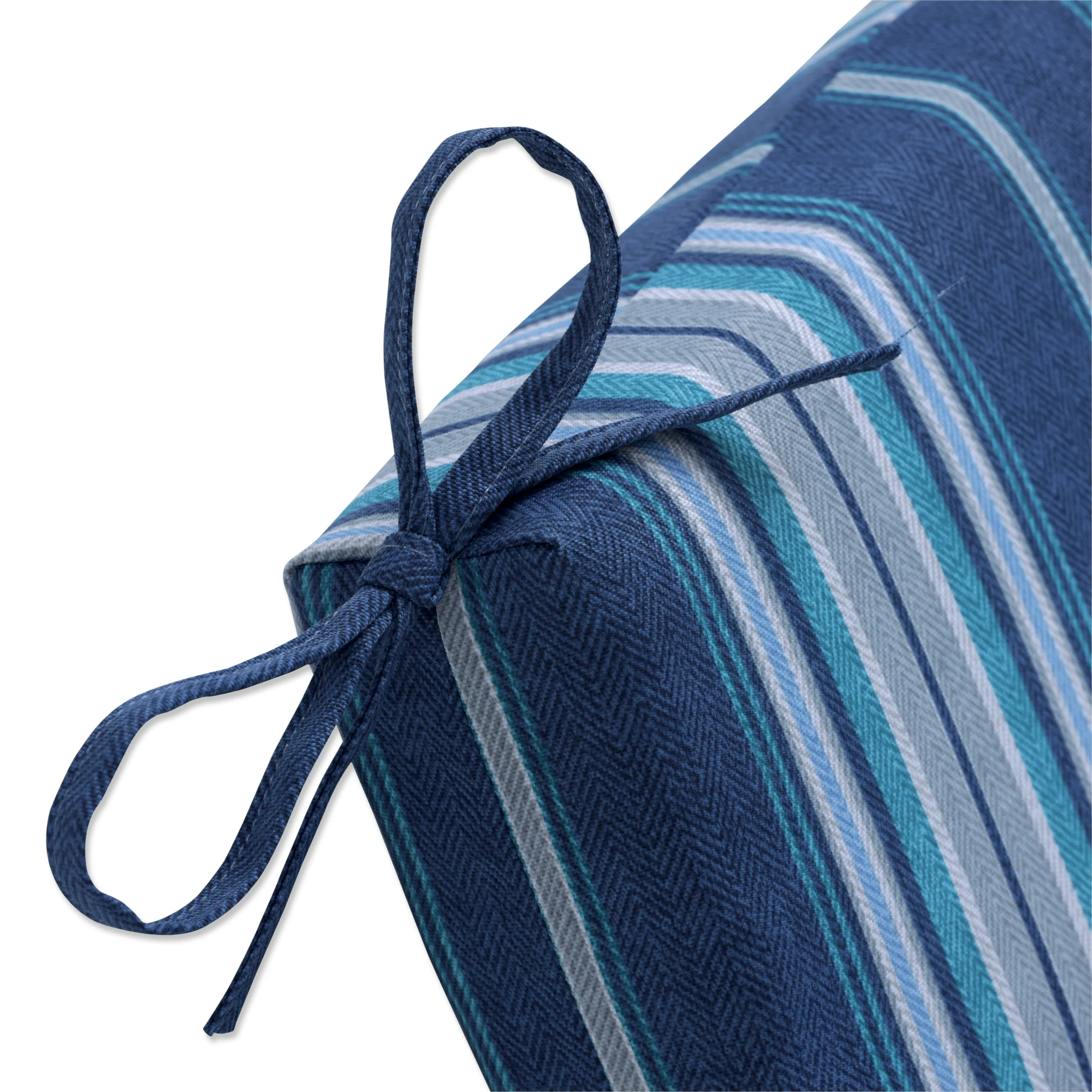 Terrace Caribe Blue Squared Corners Chair Cushion