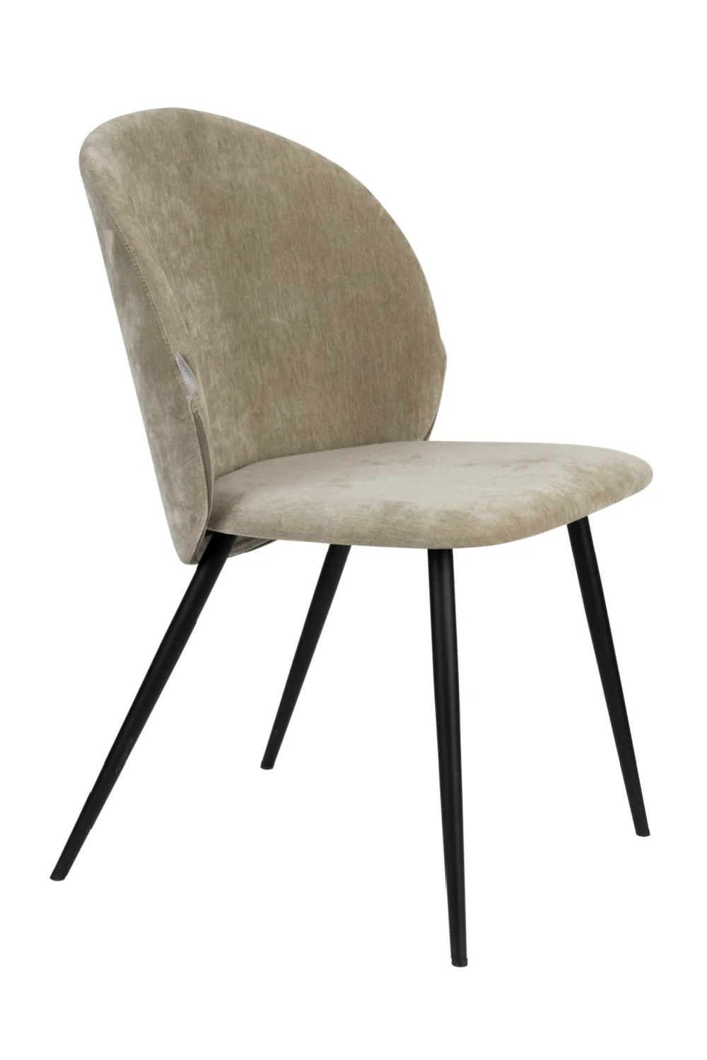 Velvet Curved Dining Chairs (2) | Zuiver Cozy