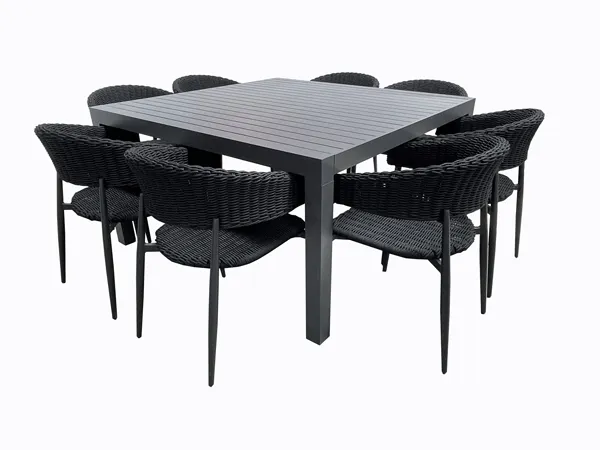 Woven-Azura Ext. 9pc Sq. Dining Sets